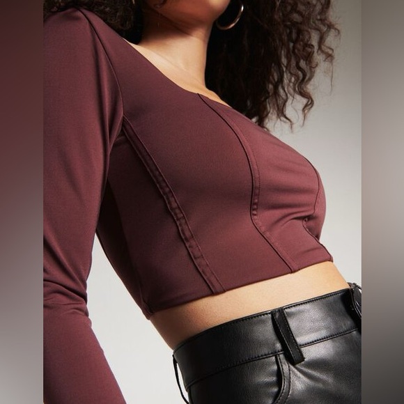 Long sleeve corset top - Picture 4 of 7